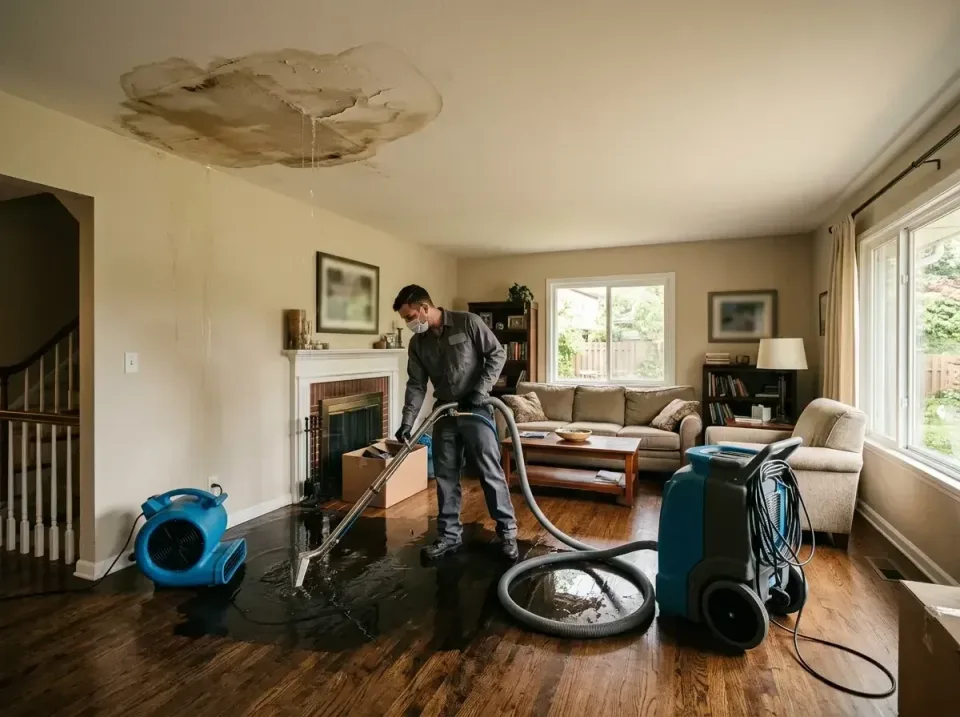 attic-pipe-burst-ceiling-drip-008 — frequently asked questions, Water Damage Restoration & Carpet Care in Little Ferry, NJ